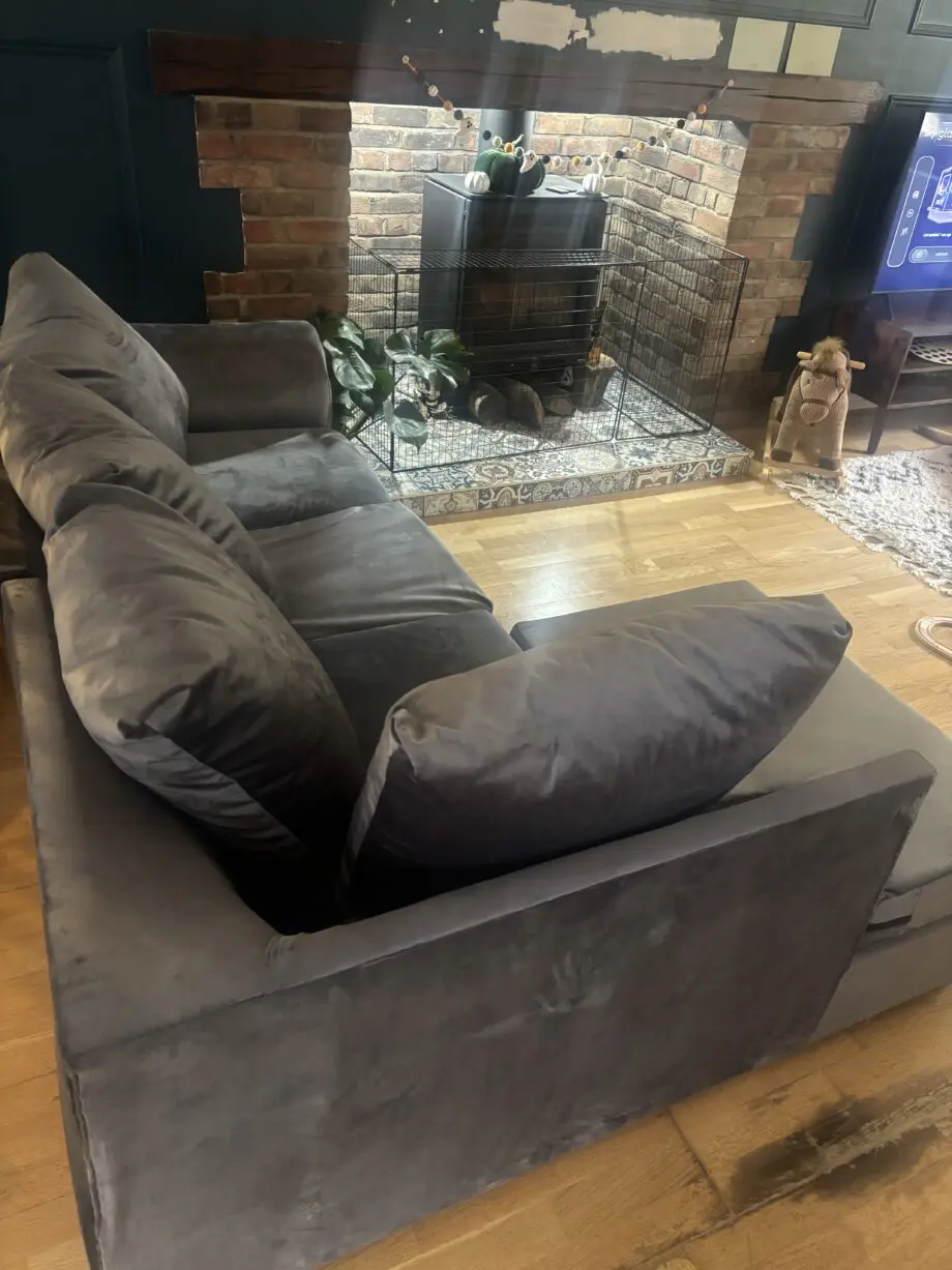 Brand new corner grey sofa
