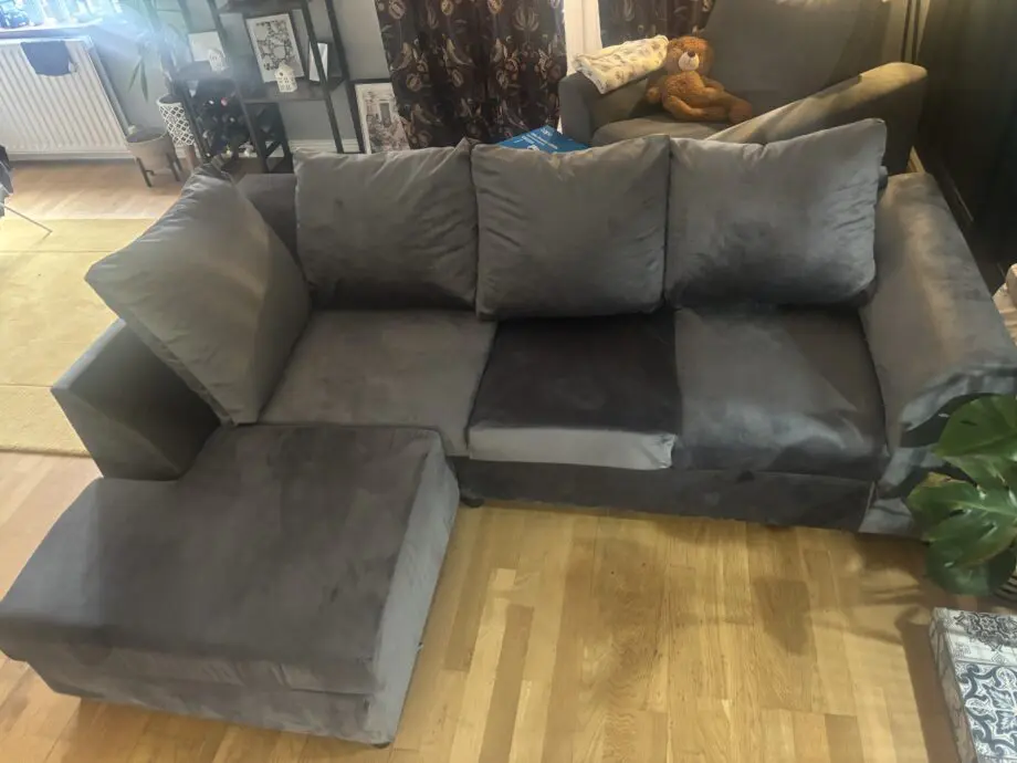 Brand new corner grey sofa