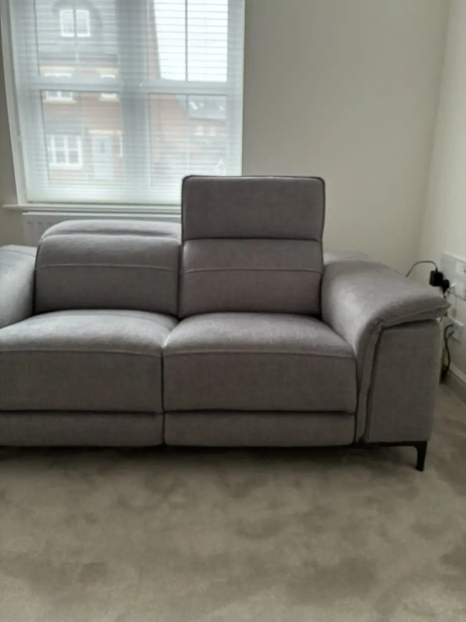DFS Sonder 2 Seat Power Recliner, Grey
