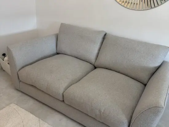 2 x DFS Greyson 3 seater sofas, less than a year old!!