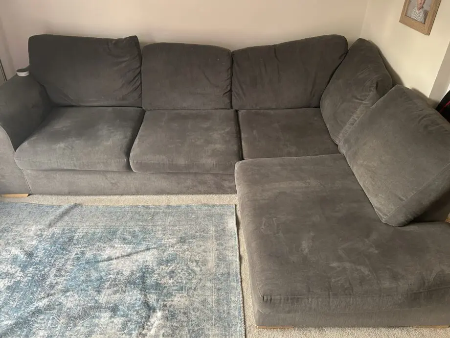 DFS Grey Orka Corner Sofa