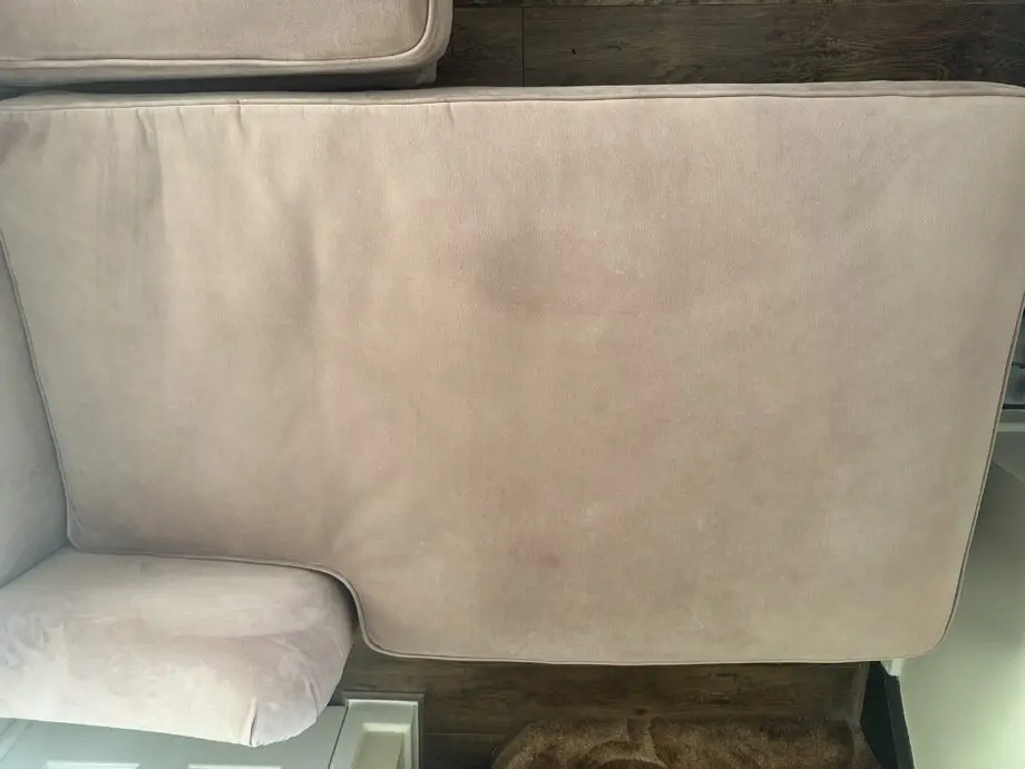 MADE Orson pink velvet left hand facing sofa