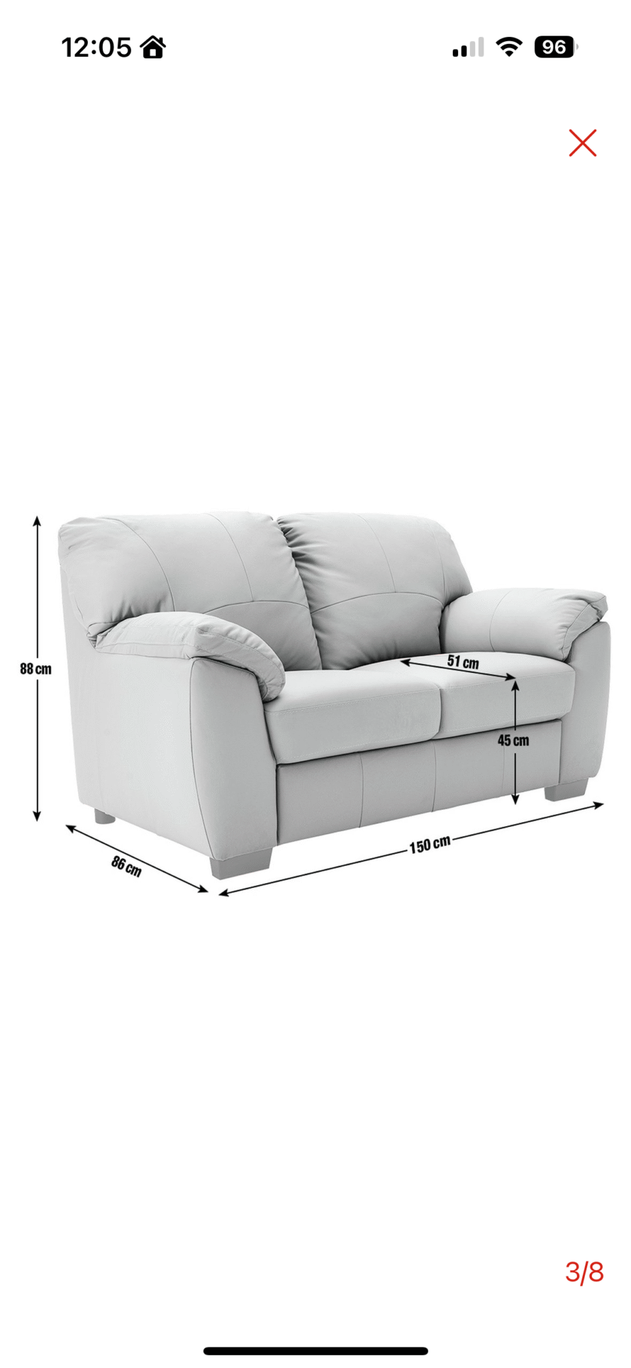 Brand new 2 seat sofa