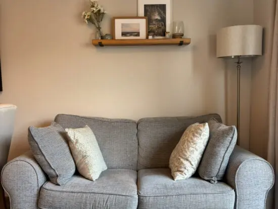 Sofology Fabric Two-Seater Sofa in Grey