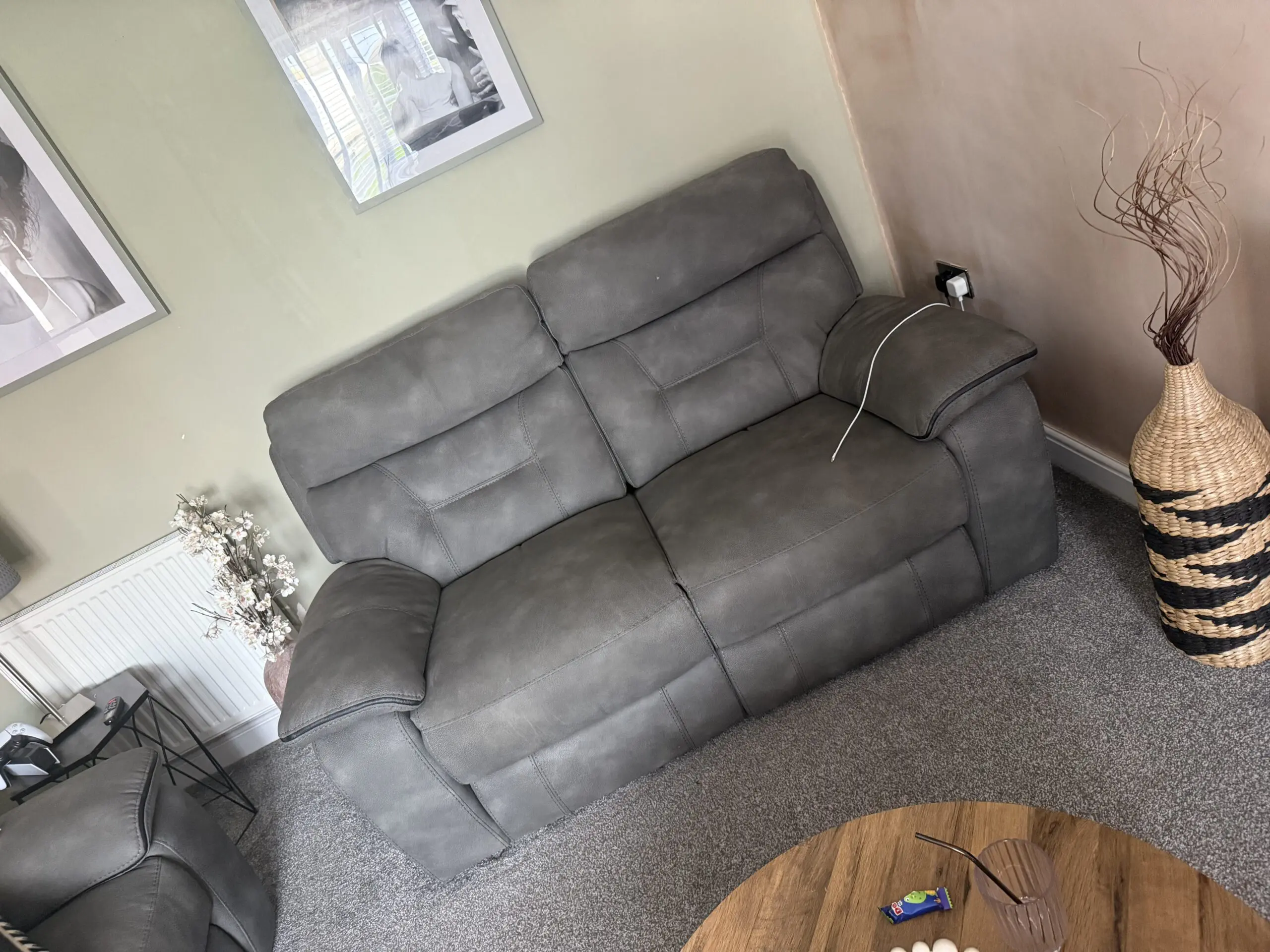 DFS Foster 2 Seat Power Plus (Electric) Recliner Sofa