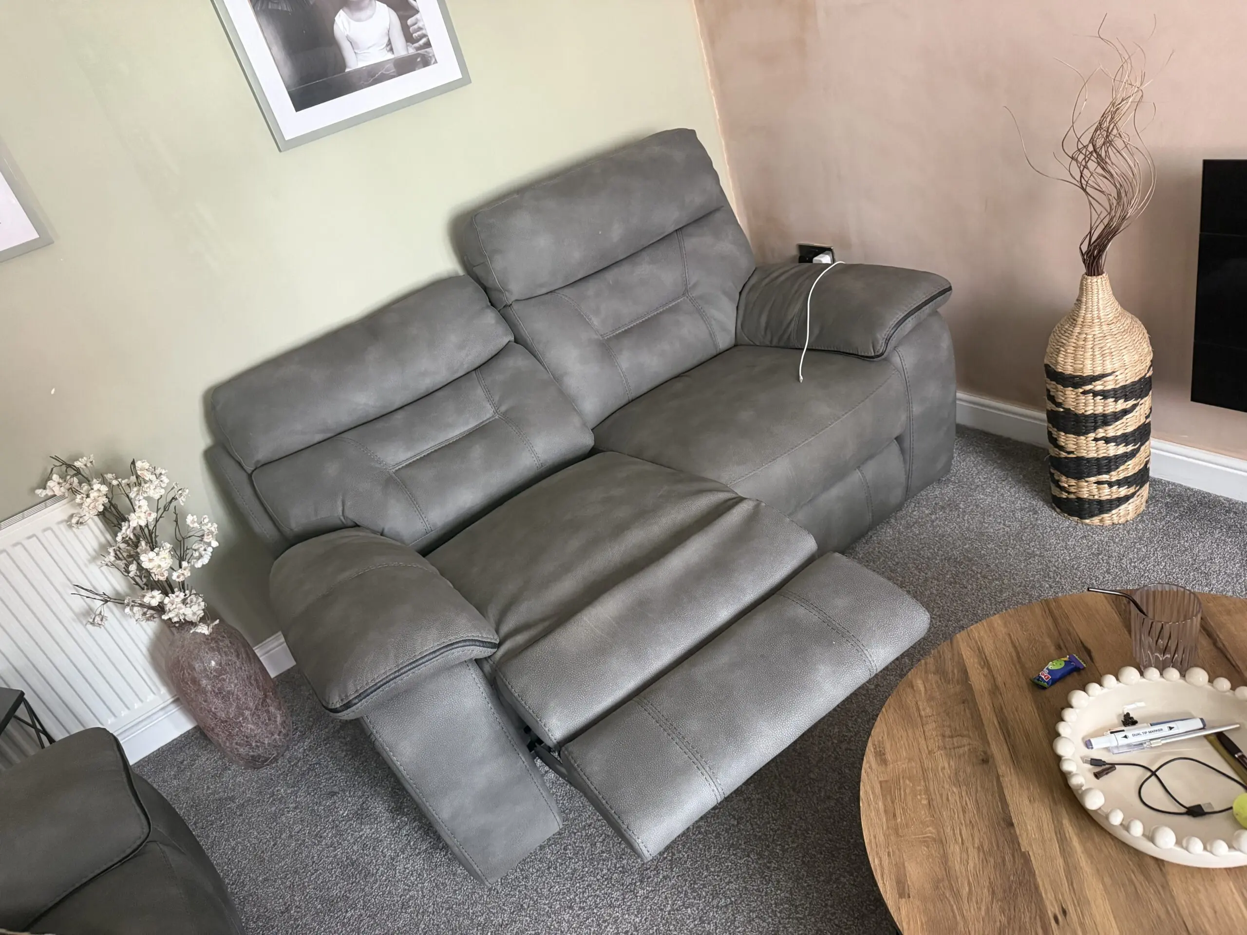 DFS Foster 2 Seat Power Plus (Electric) Recliner Sofa