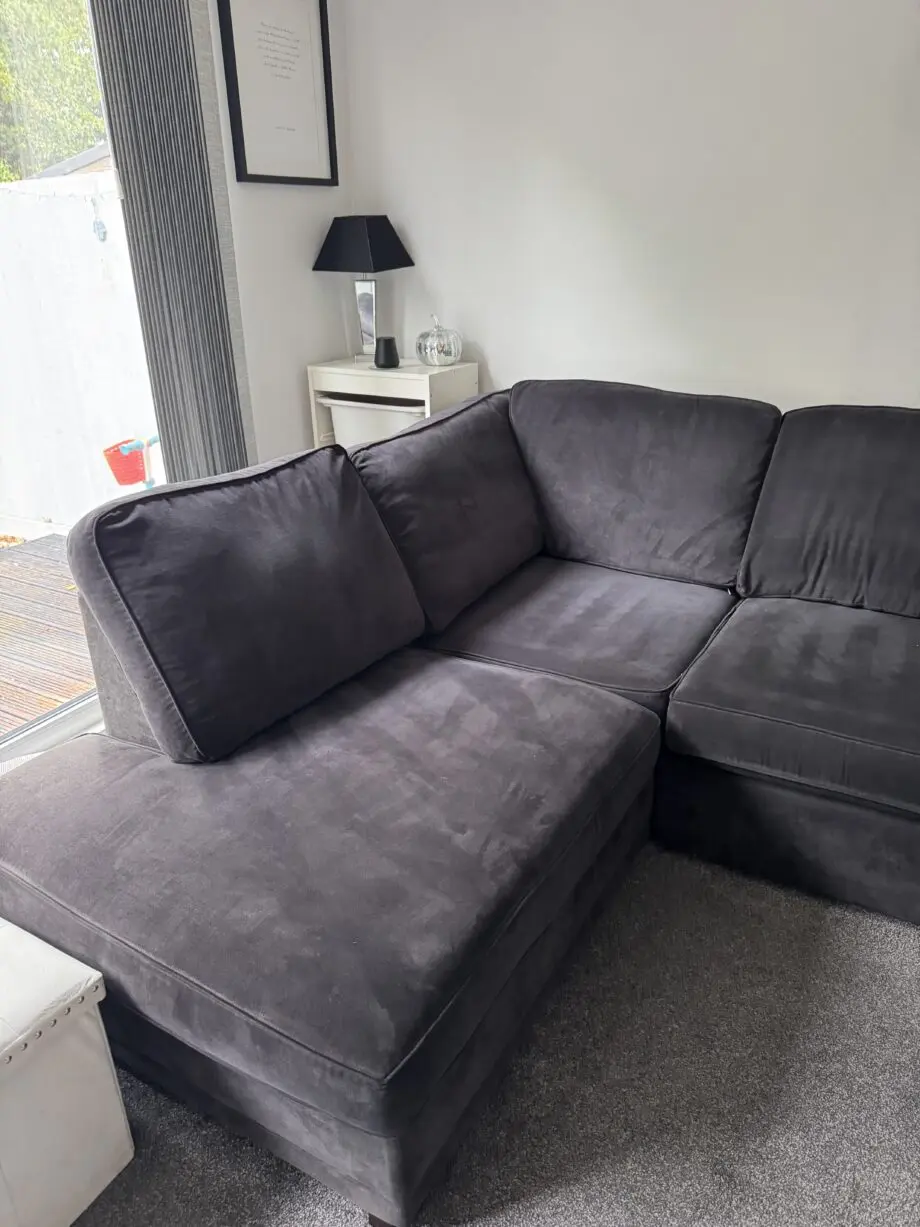 DFS Orka Black Sofa
