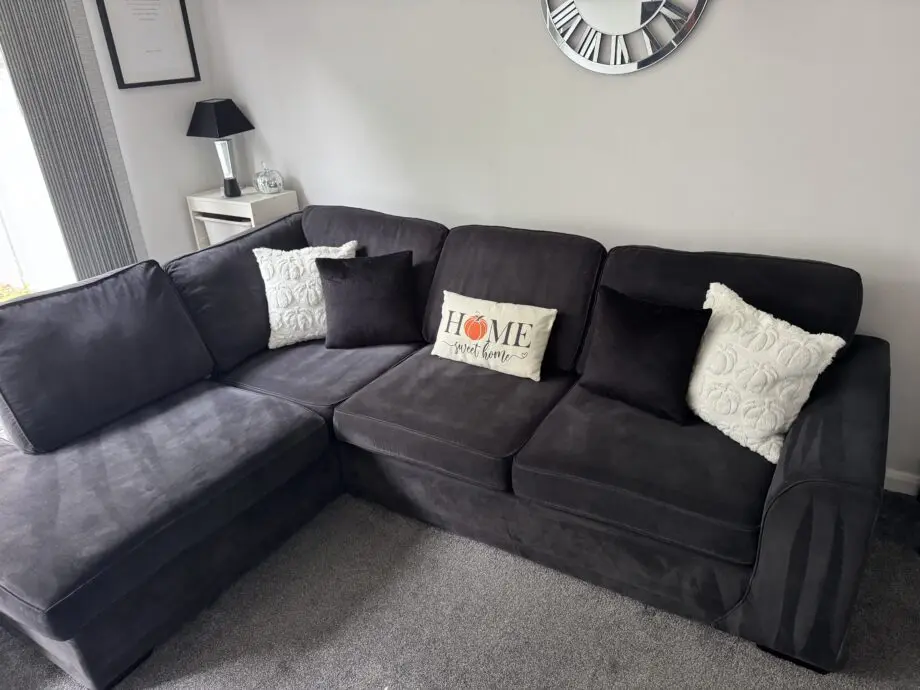 DFS Orka Black Sofa