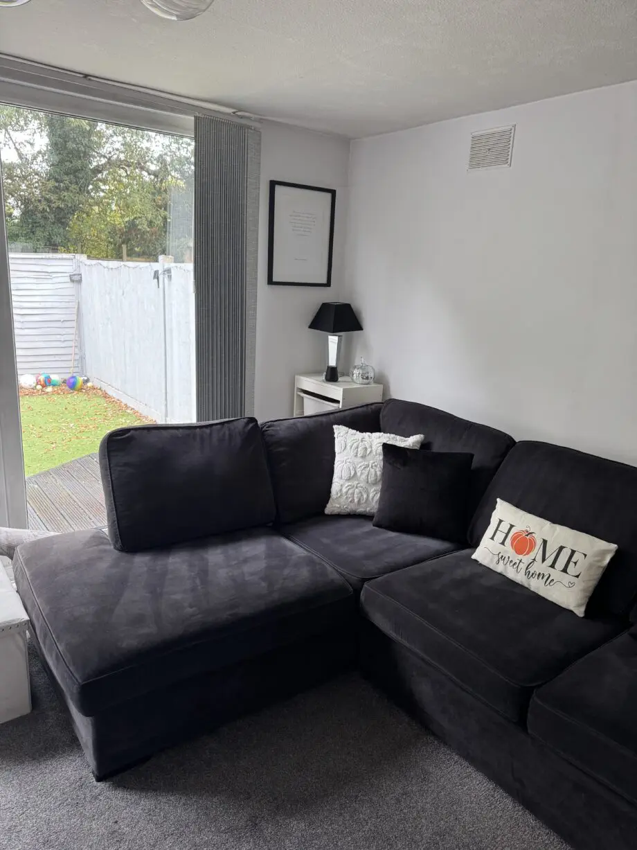 DFS Orka Black Sofa