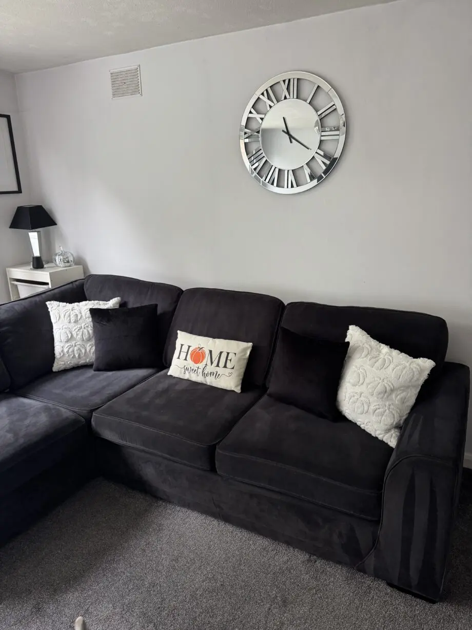 DFS Orka Black Sofa