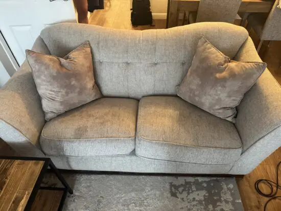 Sofology grey 2 seater sofa
