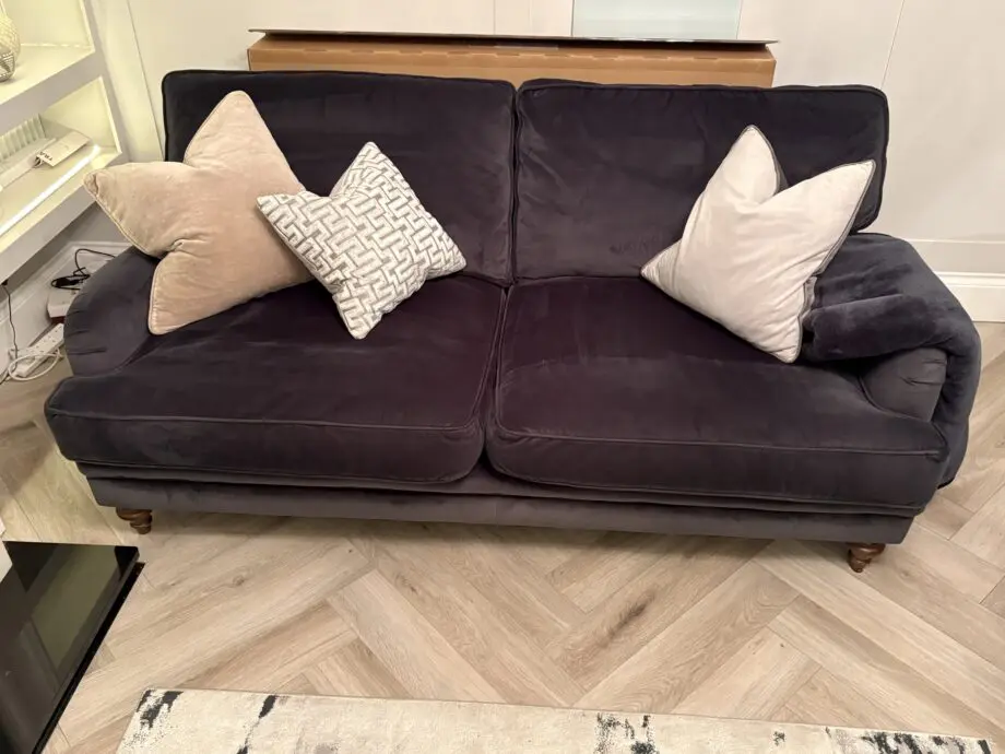Sofa workshop Navy Blue velvet sofa