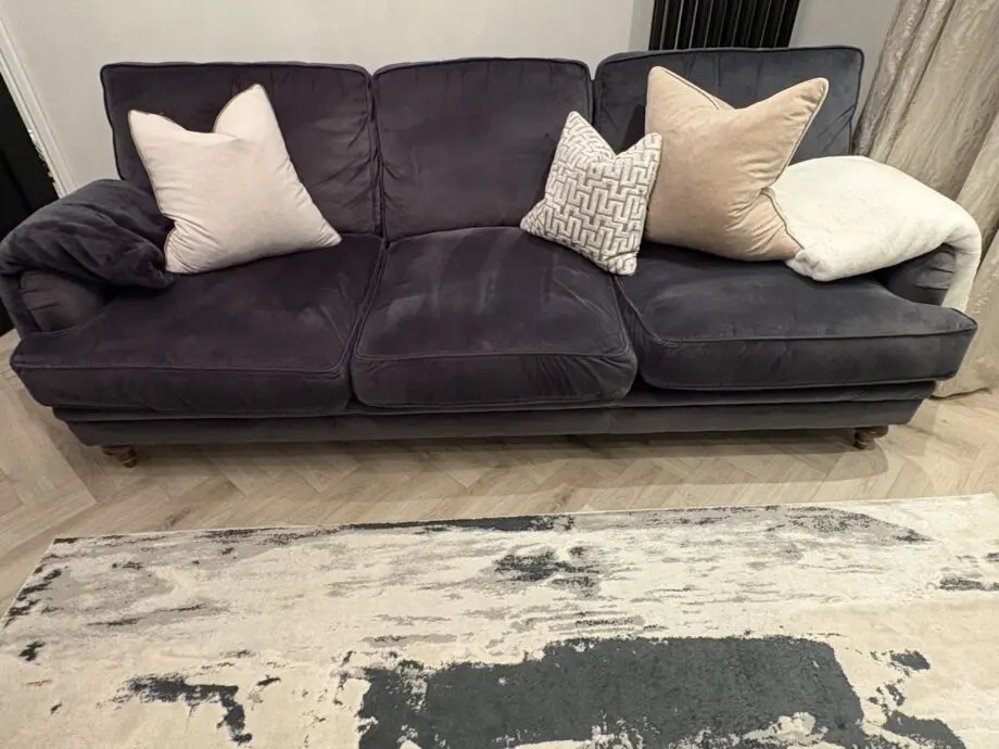Sofa workshop Navy Blue velvet sofa