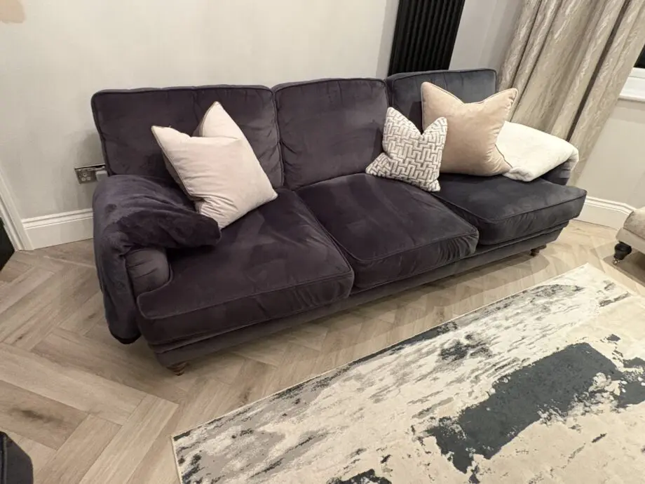 Sofa workshop Navy Blue velvet sofa