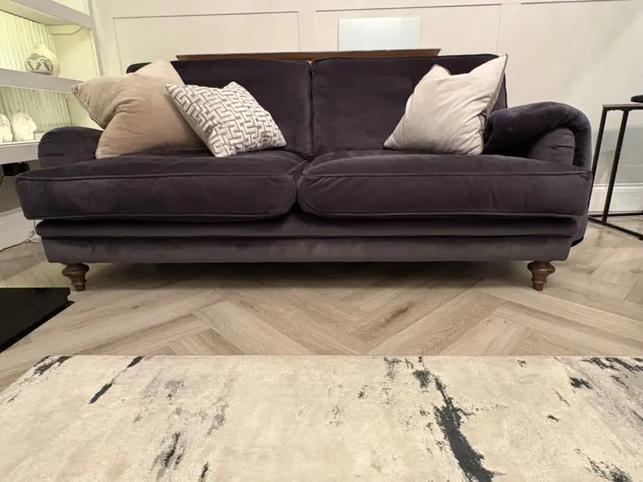 Sofa workshop Navy Blue velvet sofa