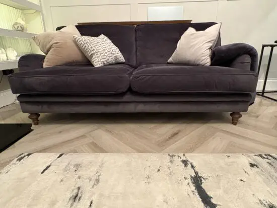 Sofa workshop Navy Blue velvet sofa