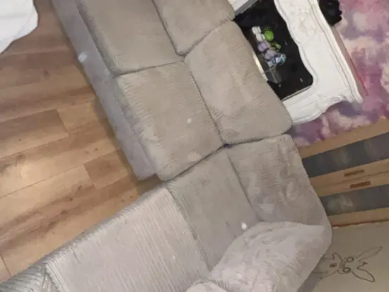 DFS heydon corner sofa silver