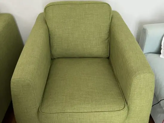 Firm green armchair (1)
