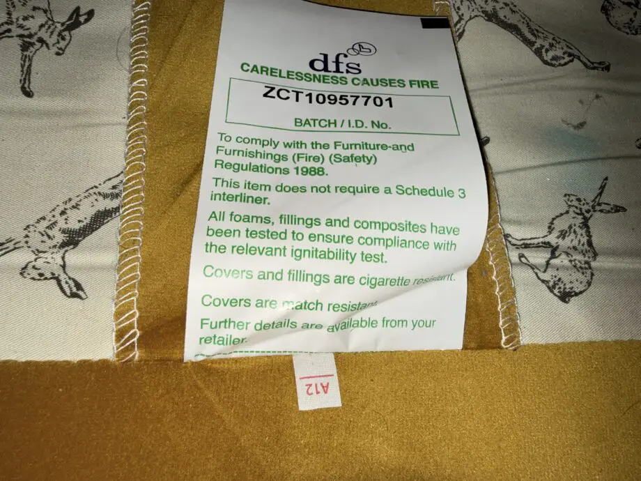 DFS Patterdale Velvet Sofa in Turmeric
