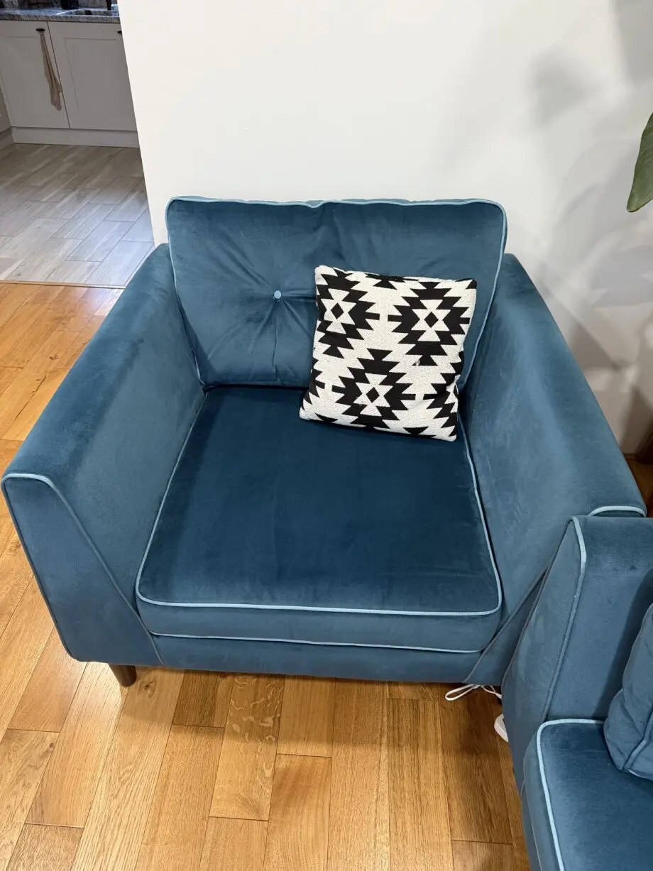 Sofology 4 seater sofa and chair