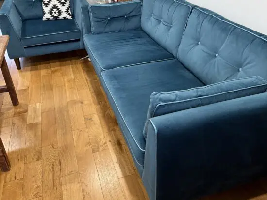 Sofology 4 seater sofa and chair