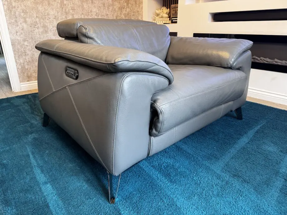 DFS Grey Caldo Single Seater Power Recliner