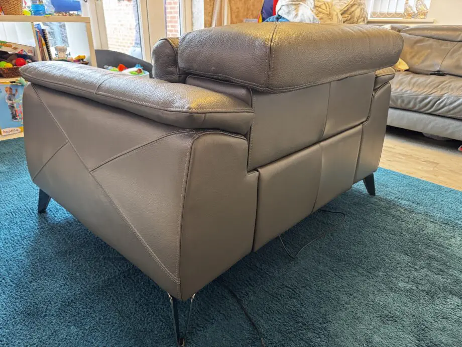 DFS Grey Caldo Single Seater Power Recliner