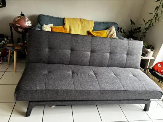 Made grey sofa bed
