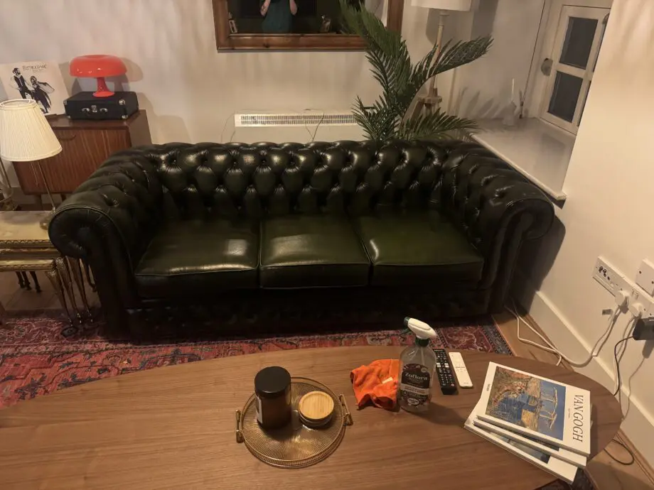 Thomas Lloyd 3 Seat Green Sofa