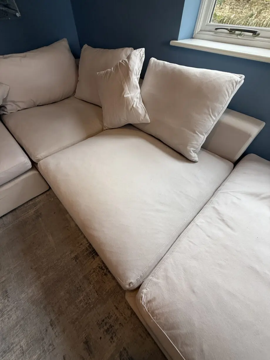 Sofa.com Long Island Corner extra large corner sofa with chaise in light grey
