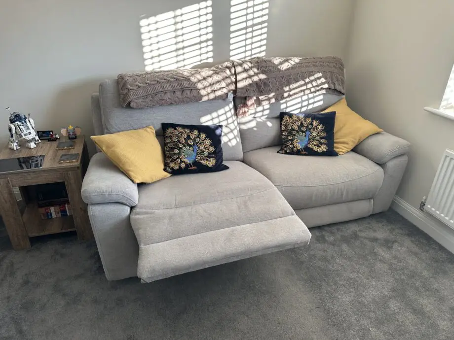 DFS Burley Power Recliner 3 Seater Sofa