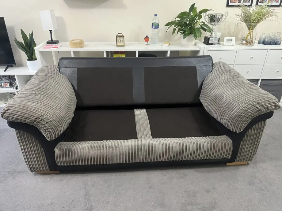 DFS Grey ‘Ethan’ Large 2 Seater Sofa Bed
