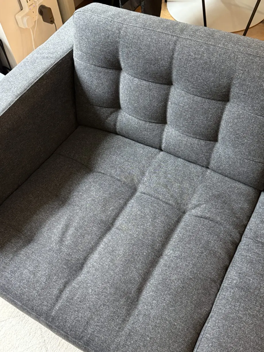 Ikea dark navy blue good condition 2 seater sofa