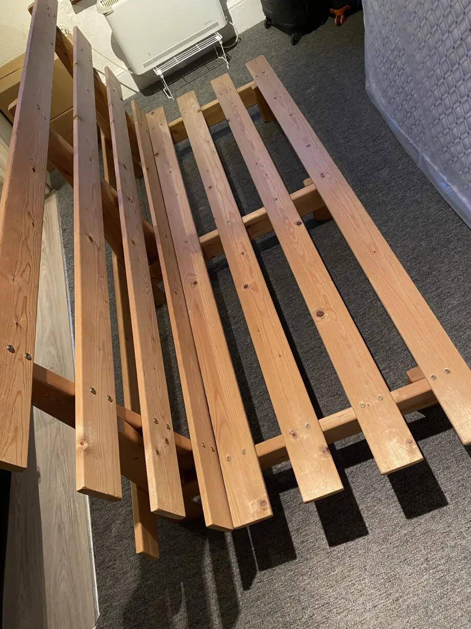 Black futon