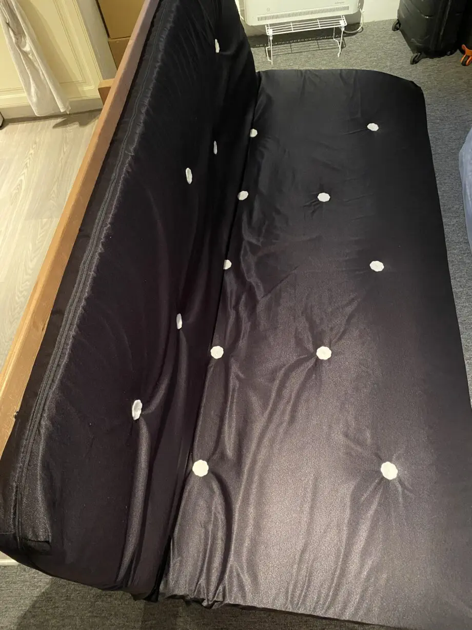 Black futon