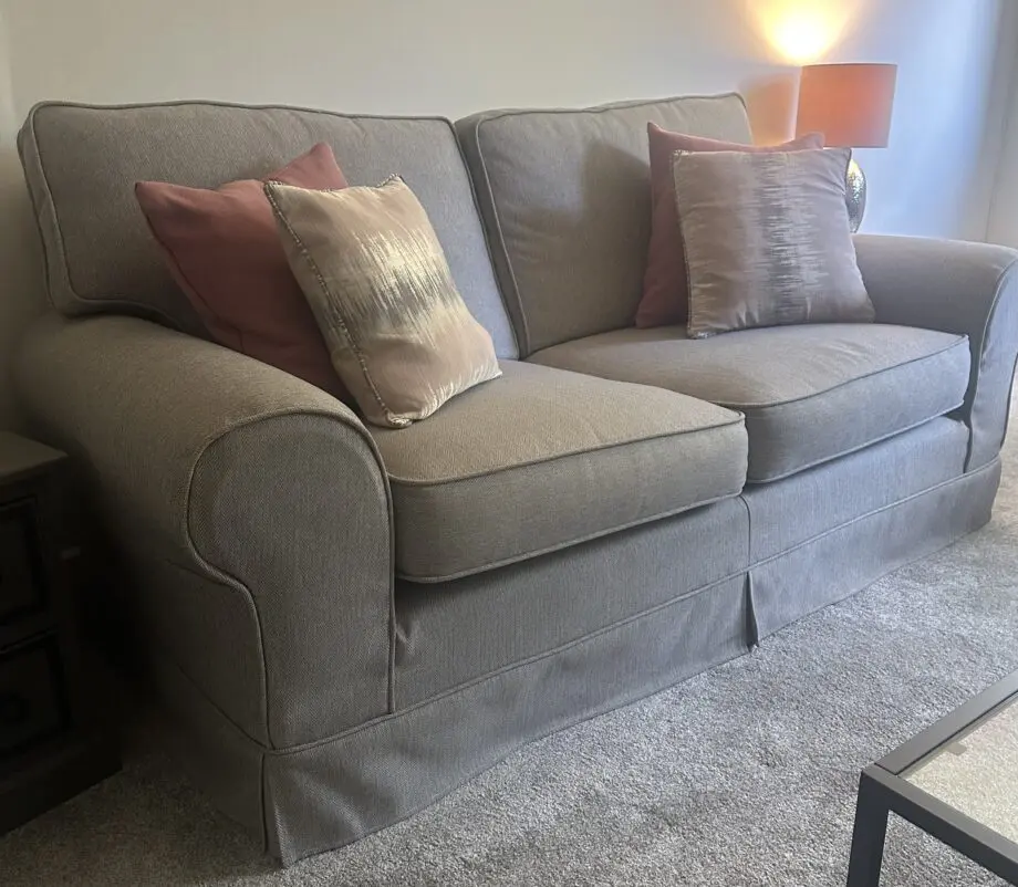 Laura Ashley Grey Sofa