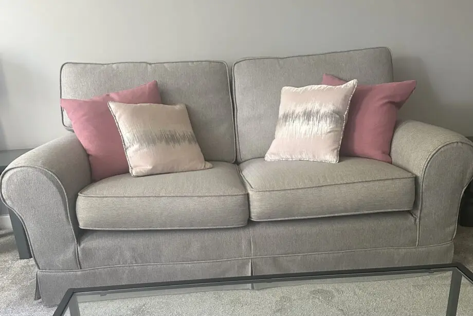 Laura Ashley Grey Sofa