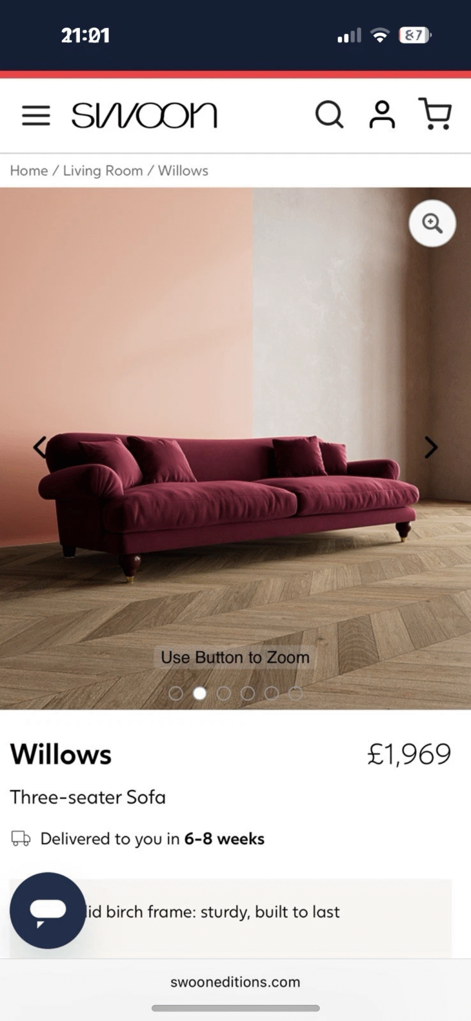 Swoon Sofa- New (Other)
