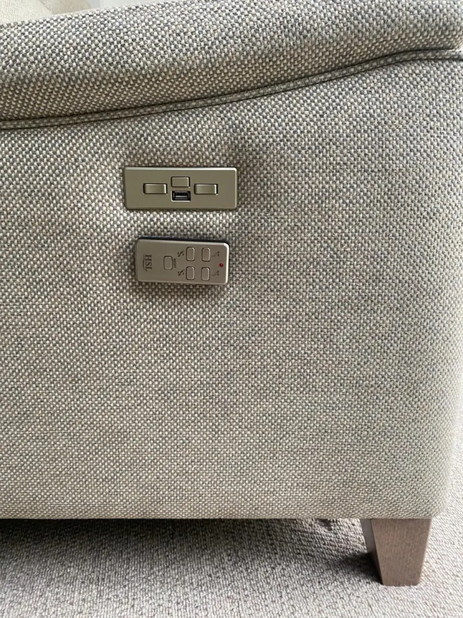 HSL HSL The Bramham 3 Seater Power Recliner Sofa With Heated Lumbar.