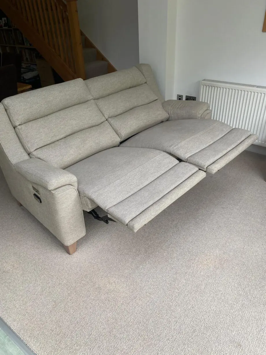 HSL HSL The Bramham 3 Seater Power Recliner Sofa With Heated Lumbar.