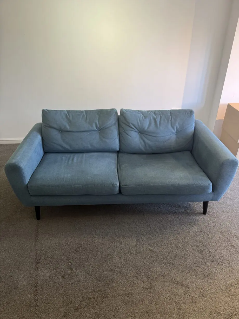 Jack Wills Textured Blue 3 seater sofa