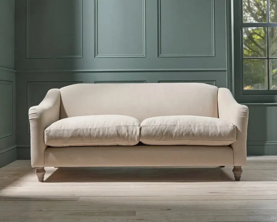 COX & COX assan pink velvet sofa