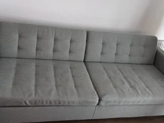 Ikea gunnared light green sofa bed
