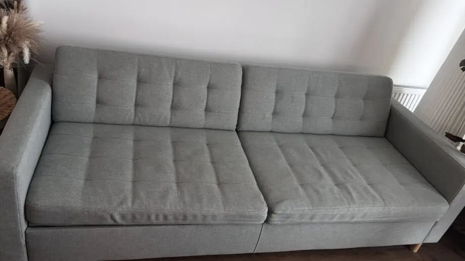 Ikea gunnared light green sofa bed