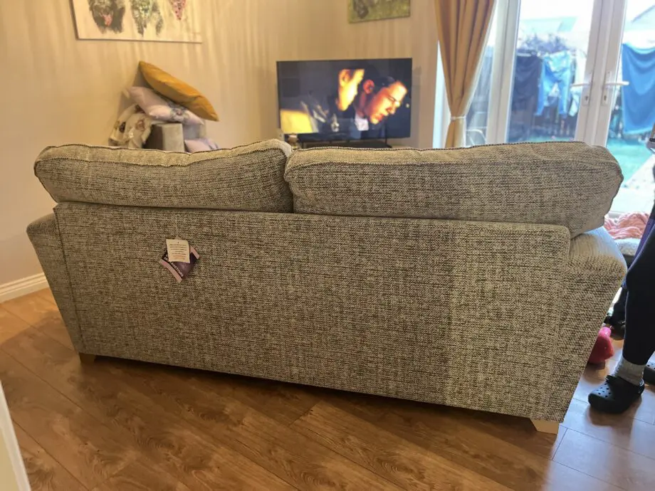 Scs light grey 3 seater sofa