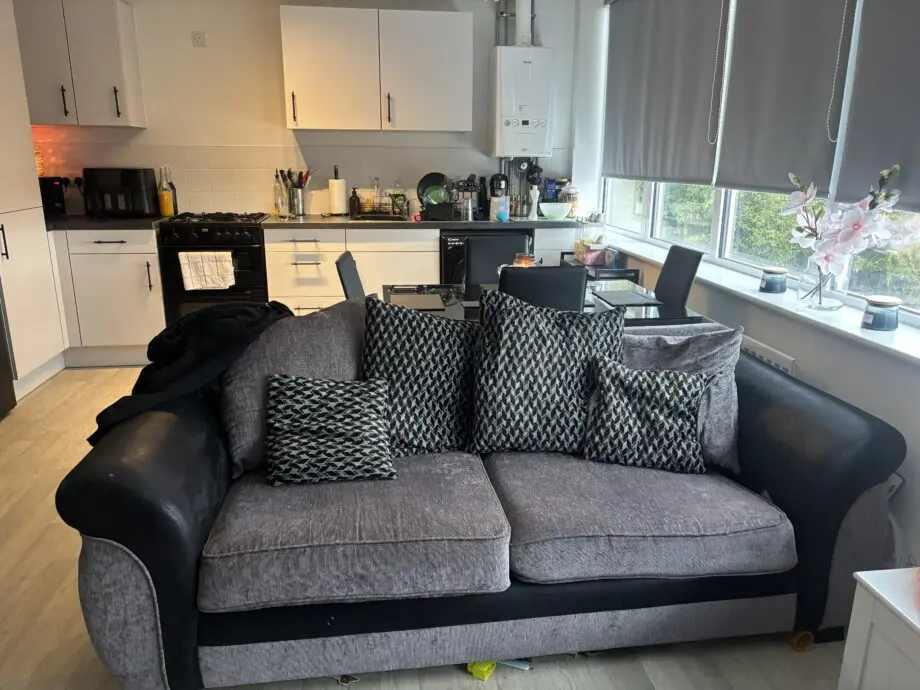 3 Seater Sofa Scatter Back X2