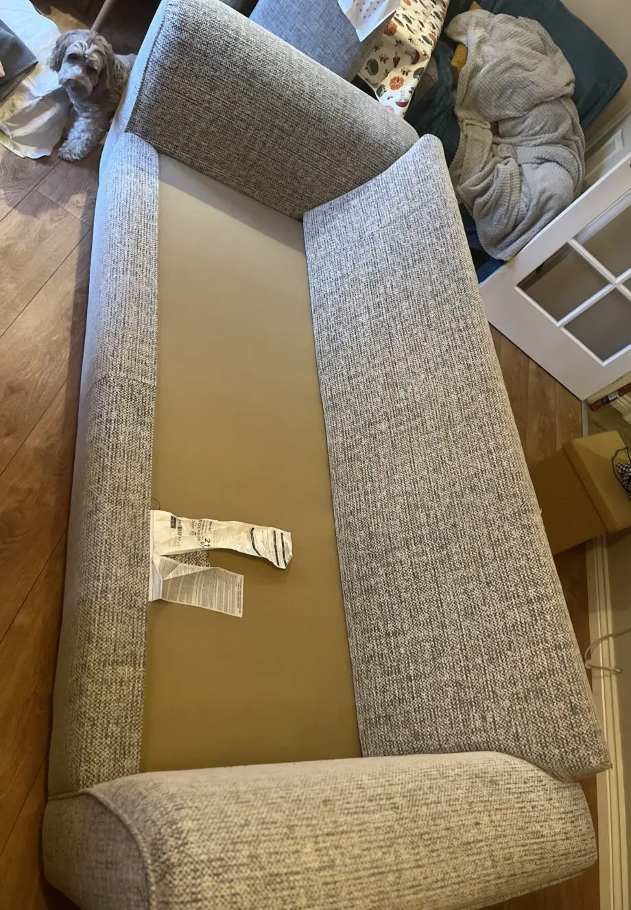 Scs light grey 3 seater sofa