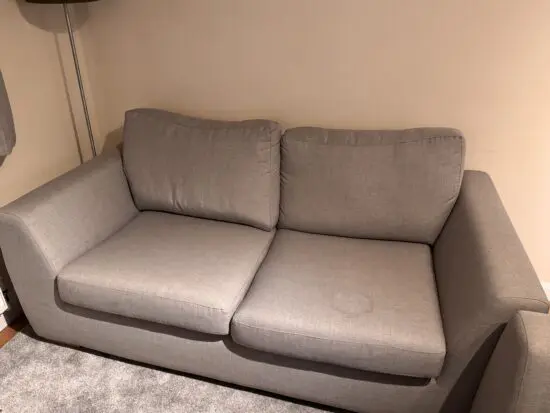 DFS Grey Sofa & Arm Chair