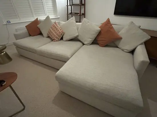Crate & Barrel Corner Sofa from the U.S