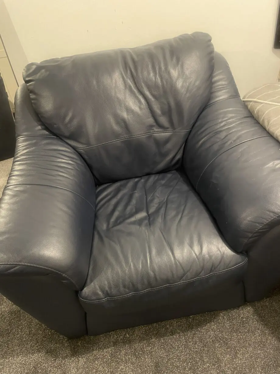 Navy Armchair